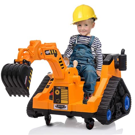 mini excavator for kid|battery operated excavator for kids.